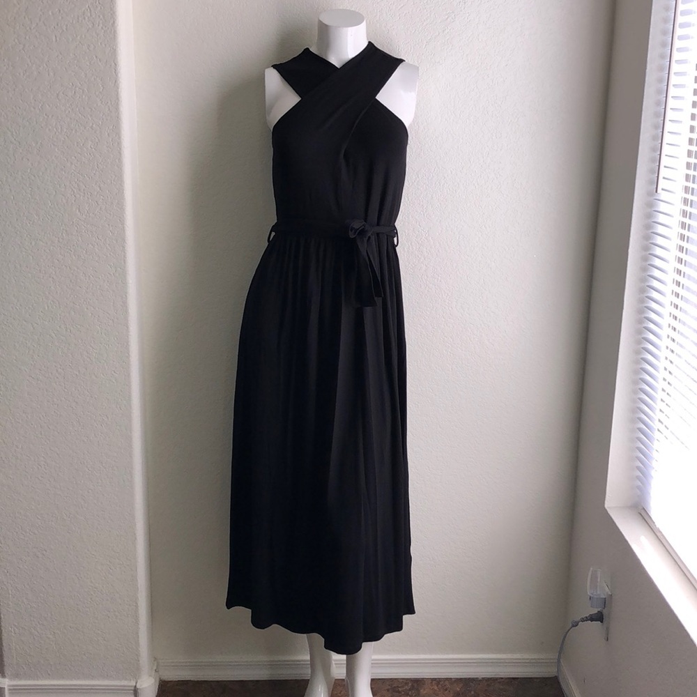 Milan Kiss Black Criss Cross Dress NWT Size M